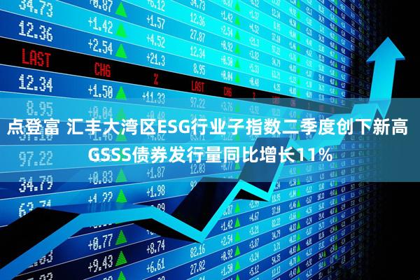 点登富 汇丰大湾区ESG行业子指数二季度创下新高 GSSS债券发行量同比增长11%